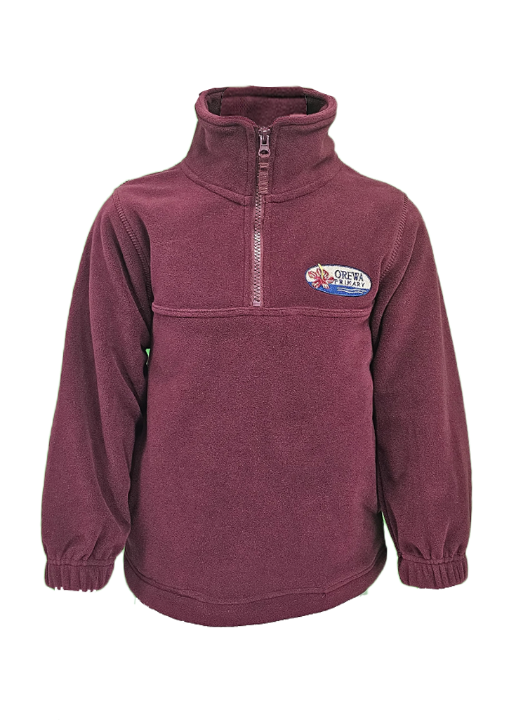 Orewa Primary School Fleece Burgundy Kids